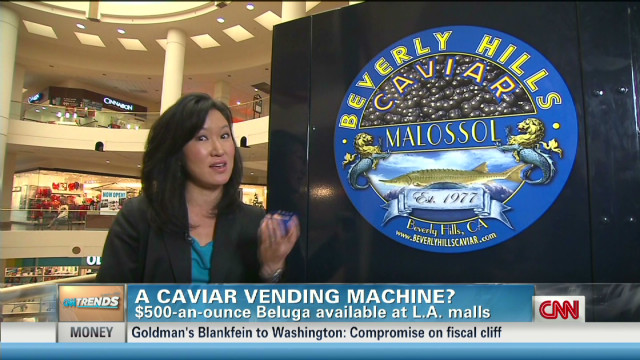 beluga caviar vending machine