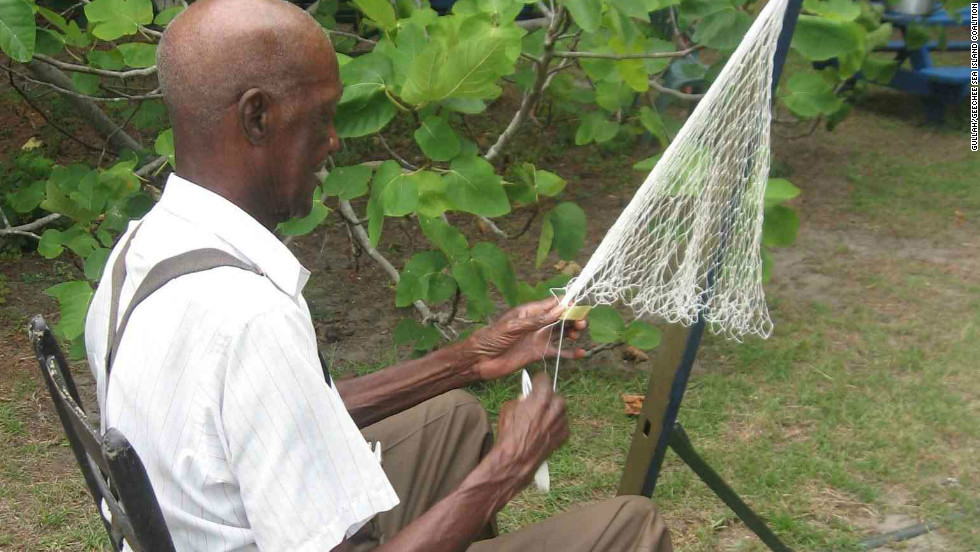 Fishing is a big industry for the Gullah/Geechee people. They still use nets made by hand and cast them the way their ancestors did centuries ago.
