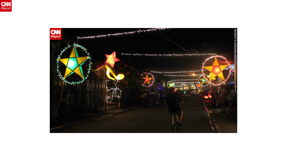 The parol lanterns are most likely nowadays to be powered by electronic lights, but &lt;a href=&quot;http://ireport.cnn.com/docs/DOC-888450&quot;&gt;their beauty&lt;/a&gt; still caught the eye of iReporter Stephanie Masalta.