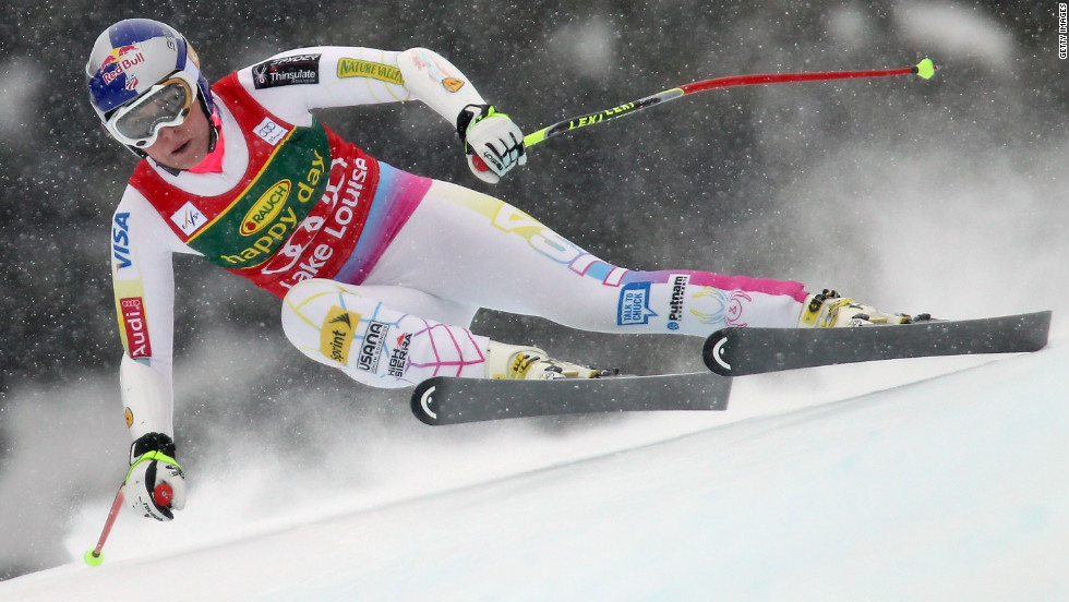 Lake Louise is Vonn&#39;s playground. She has dominated there in recent years, winning all three downhill events in December 2012, like she did the year before. Her request to race against the men there this year was rejected.