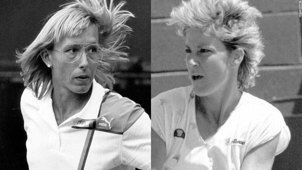 Martina Navratilova, left, and Chris Evert had one of the biggest rivalries in women&#39;s tennis. &quot;They ended up as good buddies, but that was when the battling had been done,&quot; Tu says. &quot;All of the respect and friendship you get in sport comes through competence first -- &#39; I know how hard it is to be this good, so I respect them for that.&#39; &quot;