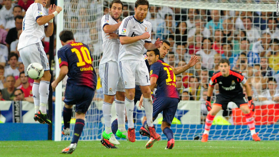 Messi became Barca&#39;s all-time leading goalscorer in &quot;El Clasico&quot; matches against Real Madrid in August 2012. His free-kick in that match was his 15th in the fixture against Barca&#39;s archrivals.