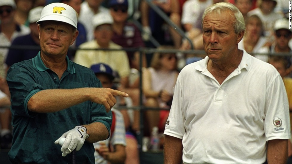 They are following in golf&#39;s great tradition of rivalries -- most notably Jack Nicklaus, left, and Arnold Palmer. &quot;The power of the mind and the capability of that mental discipline is what separates the good from the great,&quot; sports leadership expert Khoi Tu told CNN. &quot;That might allow them to become friends with people off the course, but not on the course.&quot;