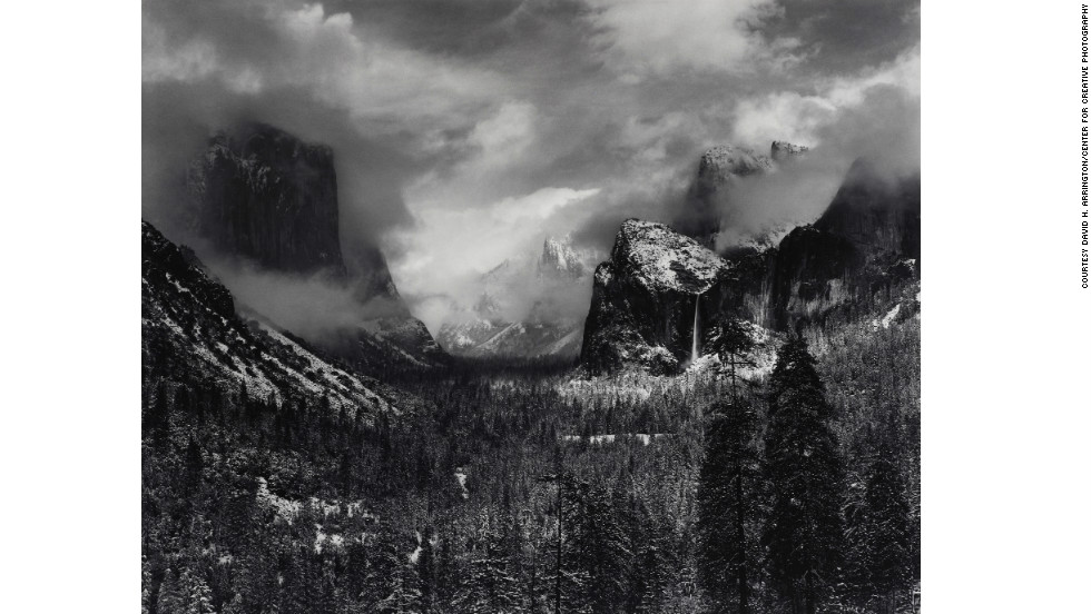 Clearing Winter Storm, Yosemite National Park, California, about 1937.