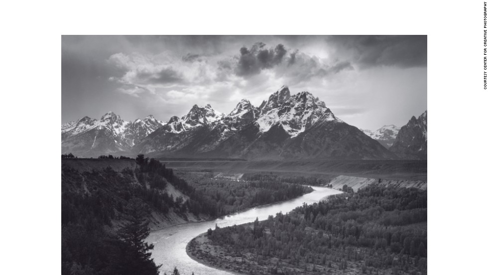 The Tetons and the Snake River, Grand Teton National Park, Wyoming, 1942.