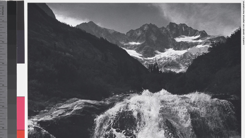 Waterfall, Northern Cascades, Washington, 1960.