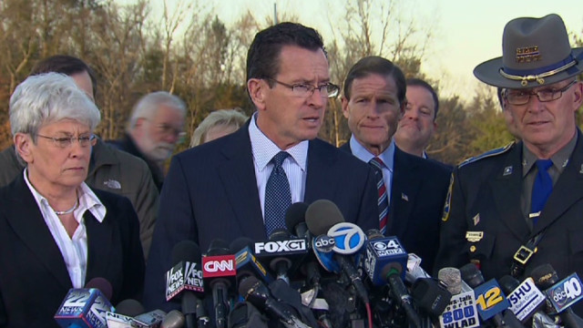 Gov. Malloy: Tragedy of unspeakable terms