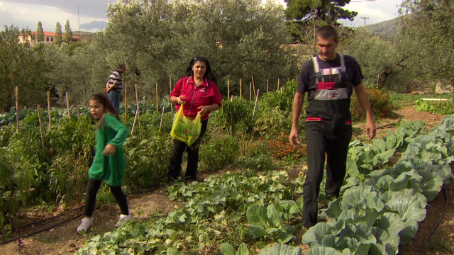 Greeks escape austerity for farm living