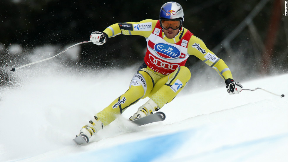 Aksel Lund Svindal was fifth, extending his overall World Cup lead to 177 points following his victory in the previous day&#39;s Super G race. 