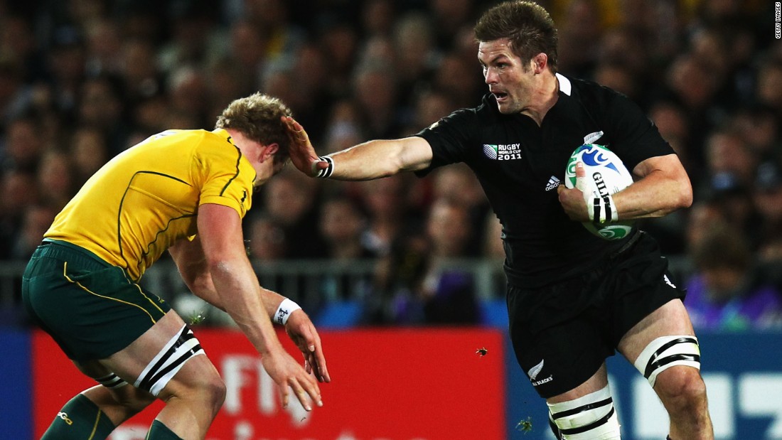 Richie McCaw is &quot;Mr. Rugby.&quot; The New Zealand captain is a three-time IRB world player of the year and an inspiration to his teammates. He will lead the All Blacks&#39; title defense in England &lt;a href=&quot;http://edition.cnn.com/2012/12/19/sport/richie-mccaw-all-blacks-rugby/&quot; target=&quot;_blank&quot;&gt;after his heroic efforts on home soil four years ago. &lt;/a&gt;The 34-year-old is the most capped international player of all time.