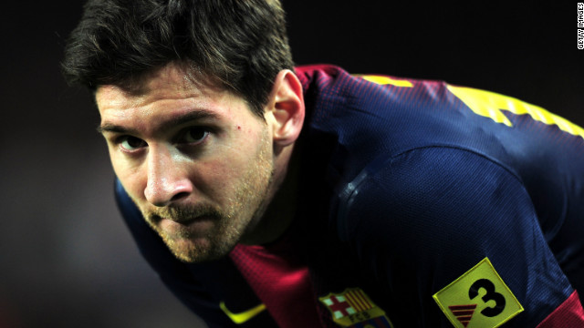 Lionel Messi watched from the sidelines as his Barca teammates eased into the last eight of the Copa del Rey.