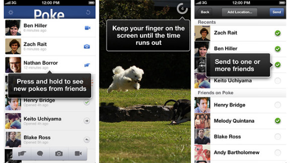 Facebook Releases Poke App For Self Destructing Messages Cnn