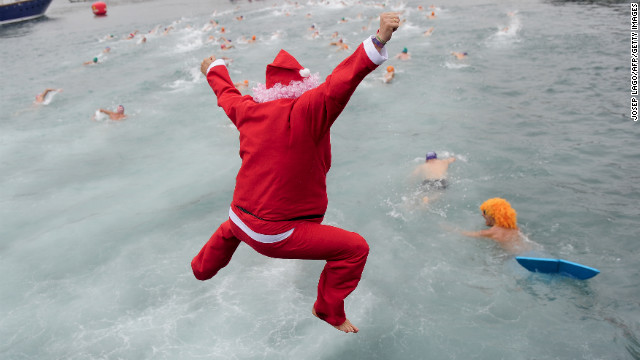 Photos: Santa sightings around the world