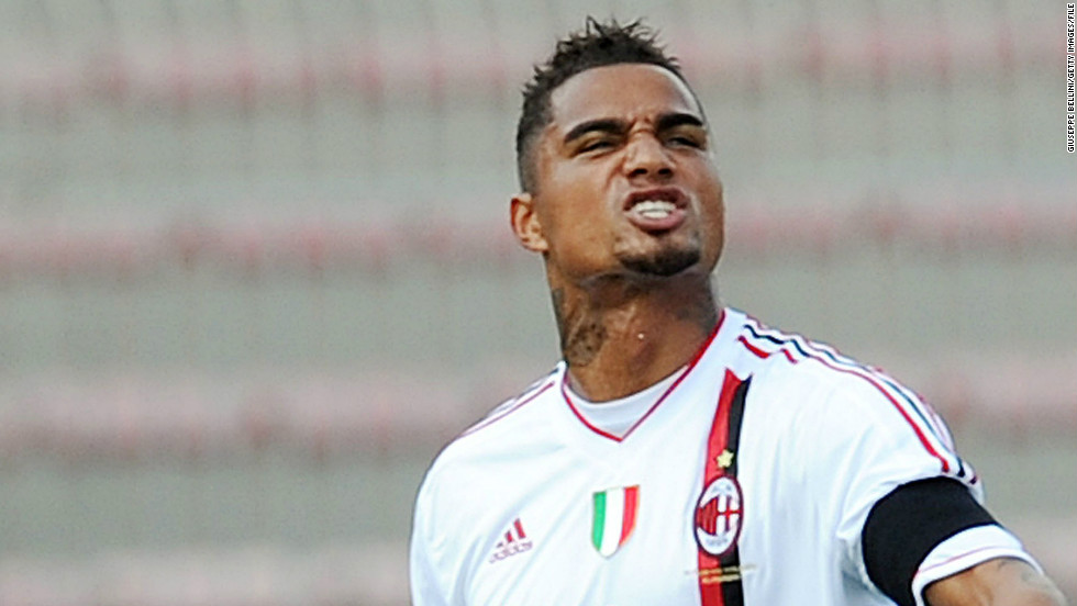 AC Milan&#39;s Kevin Prince-Boateng walked off the pitch after being racially abused during his side&#39;s friendly game with Pro Patria earlier this month. The midfielder was praised for his actions by FIFA president Sepp Blatter.