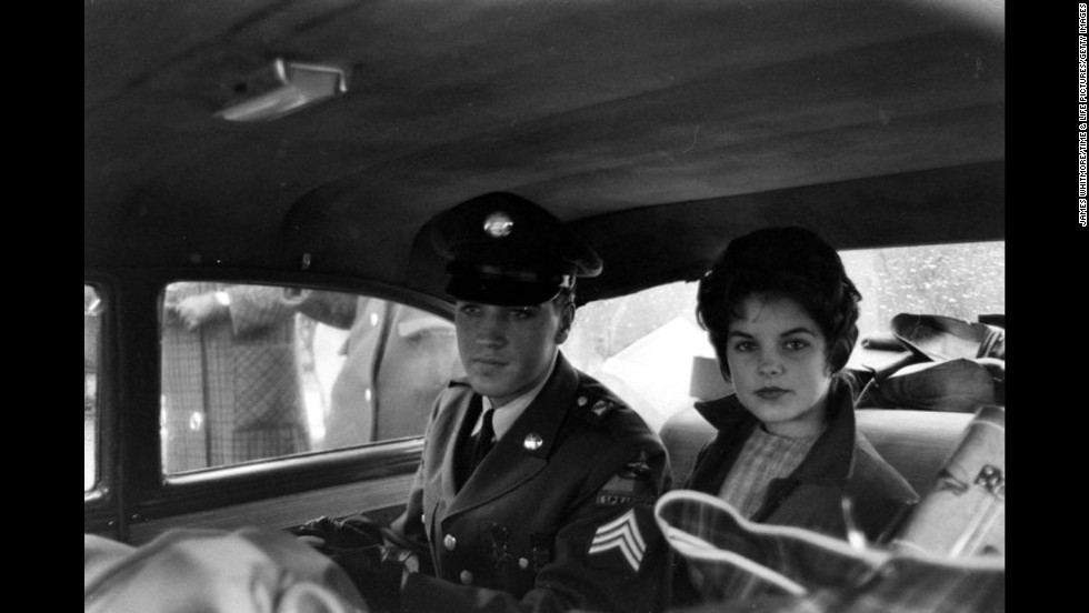 Elvis Presley&#39;s musical heyday was in the 1950s, but he remained a major star in the 1960s. Here, Presley, 25, is pictured with his future wife, Priscilla, shortly before &lt;a href=&quot;http://life.time.com/culture/elvis-presley-rare-photos-of-the-king-leaving-the-army-1960/#1&quot; target=&quot;_blank&quot;&gt;his discharge from the U.S. Army in 1960&lt;/a&gt;. Presley served two years in the Army.