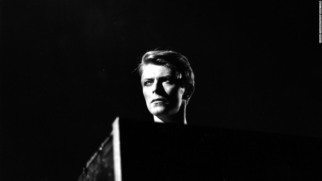 Bowie appears in concert at Earl&#39;s Court, London, during his 1978 world tour. 