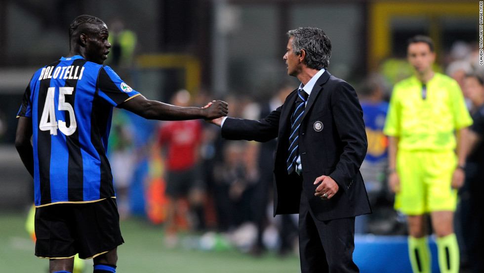 Balotelli joined Manchester City from Italian club Inter Milan. His relationship with Inter coach Jose Mourinho endured numerous ups and downs. Disciplinary issues littered his time at the San Siro and the situation came to a head in March 2010, when Balotelli was left out of Inter&#39;s squad for a Champions League tie after an altercation with Mourinho. 