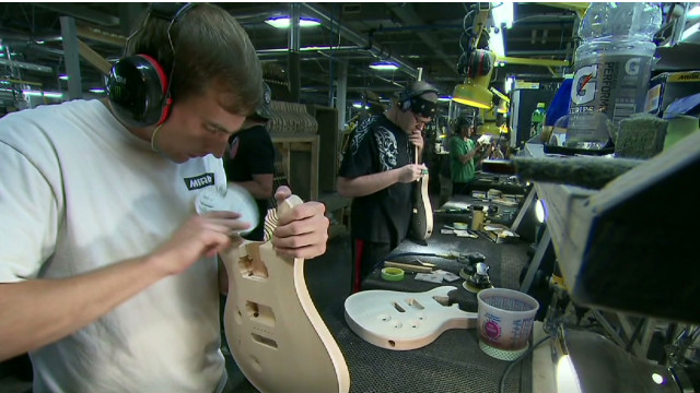 Overseas Market Affects Us Guitar Firm Cnn Video