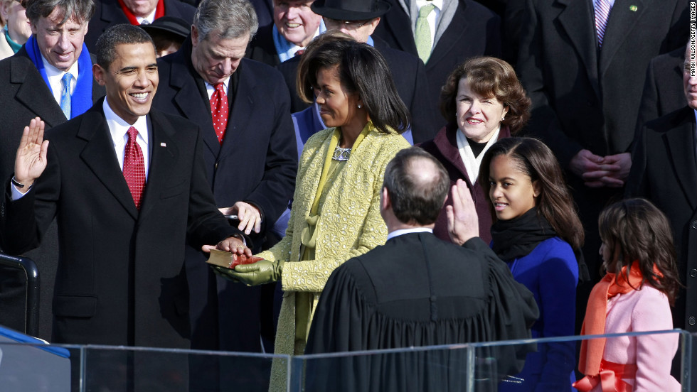 Public opinion was divided on the lemongrass shift by &lt;a href=&quot;http://www.cnn.com/2012/07/05/living/isabel-ruben-toledo/index.html&quot; target=&quot;_blank&quot;&gt;Cuban-American designer Isabel Toledo&lt;/a&gt; that the first lady wore to her husband&#39;s swearing-in on January 20, 2009. 