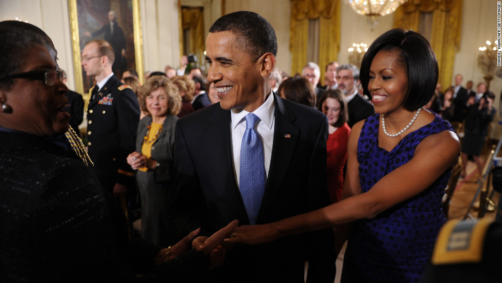 Obama transitioned from a daytime meeting with Mexico&#39;s first lady to an awards ceremony on February 25, 2010, &lt;a href=&quot;http://mrs-o.com/newdata/2010/2/26/lovely-knots.html&quot; target=&quot;_blank&quot;&gt;wearing the same Jason Wu dress&lt;/a&gt;, according to the style blog Mrs. O.