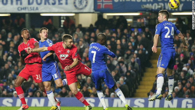 Rickie Lambert came off the bench to spark a Southampton comeback  as Chelsea threw away a two-goal lead to draw 2-2.
