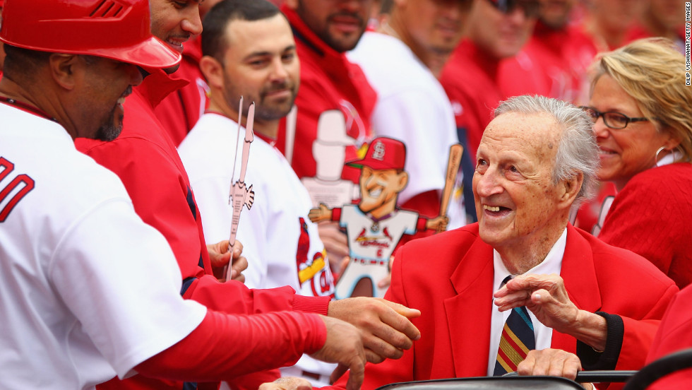 Baseball Hall of Famer and St. Louis Cardinals great &lt;a href=&quot;http://www.cnn.com/2013/01/19/sport/missouri-musial-obit/&quot;&gt;Stan Musial&lt;/a&gt; died on January 19, according to his former team. He was 92.