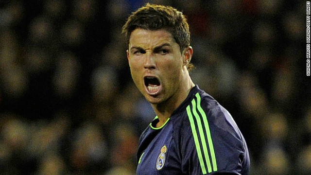 Portuguese striker Cristiano Ronaldo was in fine form as Real Madrid won 5-0 at Valencia