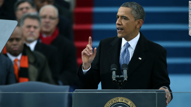 what is the thesis of obama's inaugural speech