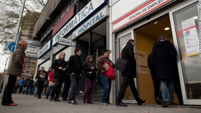 Spain&#39;s unemployment rate hits 26%