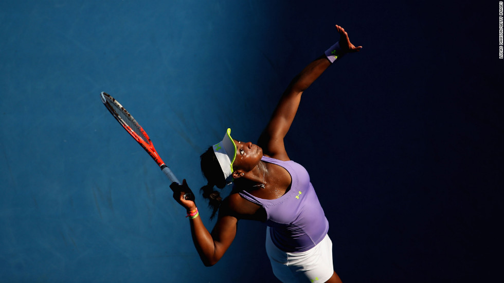 Playing in her first Grand Slam quarterfinal, Stephens came from one set down Wednesday to overcome third seed Williams, who suffered a back injury after having already rolled an ankle earlier in the tournament.