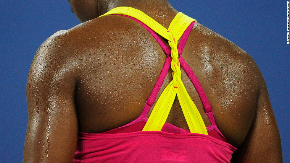 Stephens gets ready to serve to former world No. 1 Ana Ivanovic of Serbia during their third-round match in the U.S. Open in New York on September 3, 2011. Stephens lost 6-7, 6-4, 6-2.