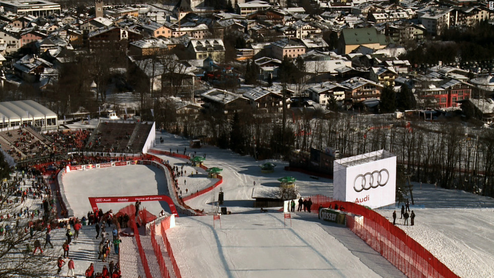 The Streif, on the Hahnenkamm mountain in Kitzbuhel, is a combination of blind turns and varying gradients. It is downhill&#39;s most famous and feared slope.