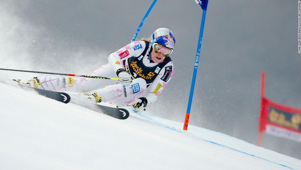 Vonn won her second race since returning to the circuit after a month out following stomach problems, moving closer to Annemarie Moser-Proll&#39;s record of 62.