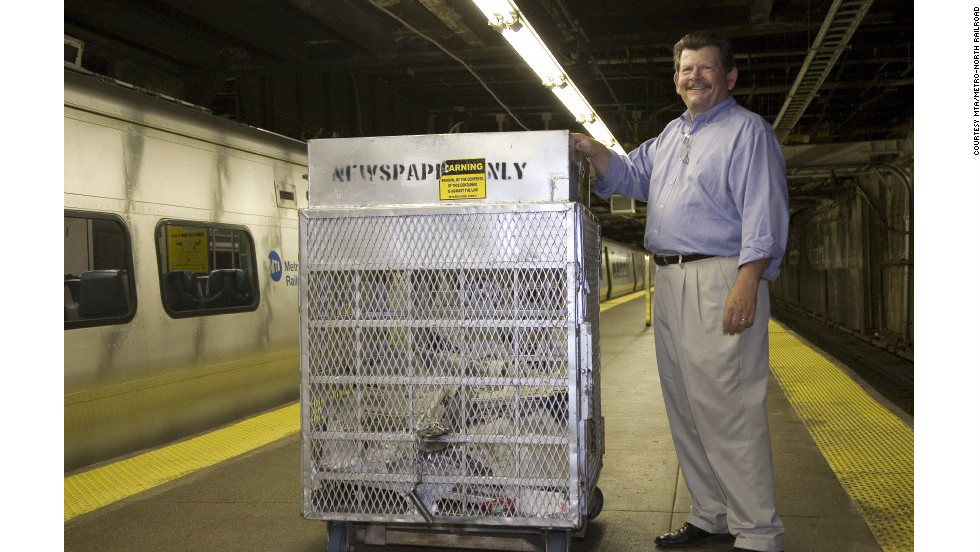 In 1990, recycling bins were introduced. Since 2001, the New York Times has helped fund special bins that allow papers to go in, but not come out.