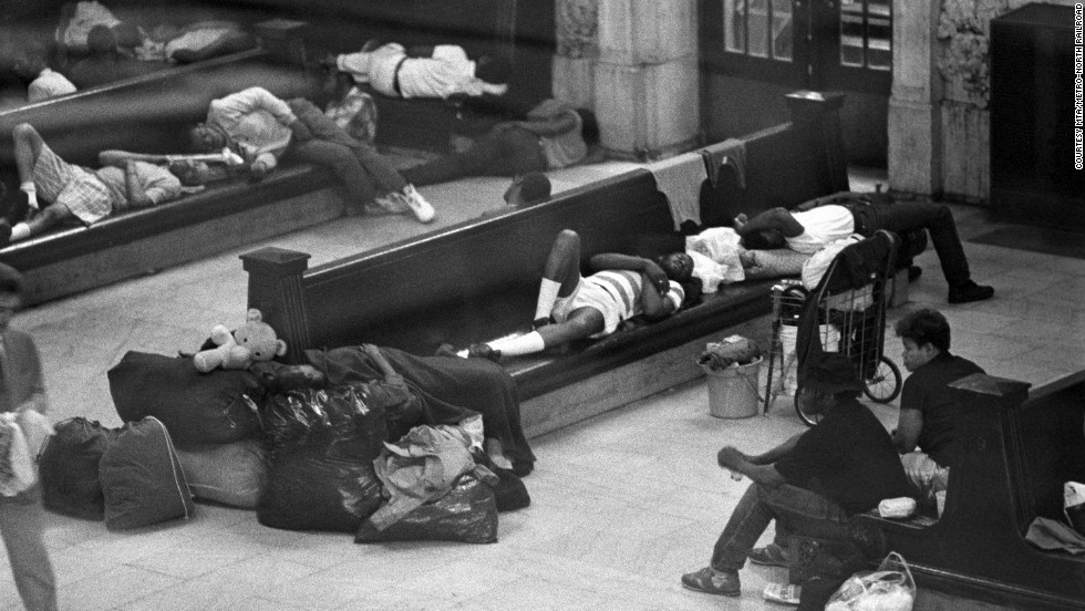 During the 1960s, the terminal was a crumbling, rusting ruin, often used as a shelter by New York City&#39;s homeless. 