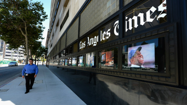 Some subscribers to the Los Angeles Times were burglarized after requesting their home delivery be temporarily held while on vacation.