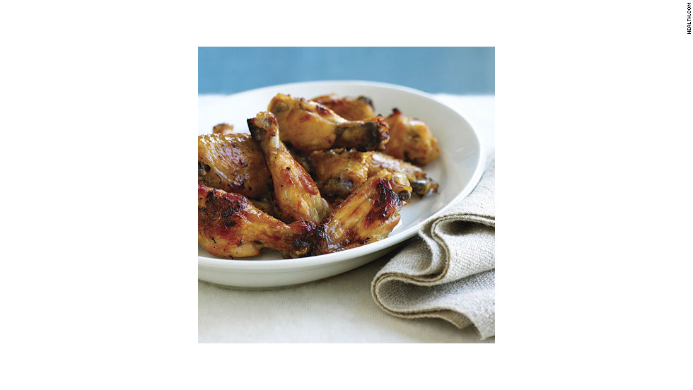 These spiked wings have a tangy lemon taste and are baked, not fried. Plus, they only have 173 calories per serving! &lt;strong&gt;Try this recipe: &lt;/strong&gt;&lt;a href=&quot;http://www.myrecipes.com/recipe/lemon-drop-chicken-wings-10000001694242/&quot; target=&quot;_blank&quot;&gt;Lemon-drop chicken wings&lt;/a&gt; 