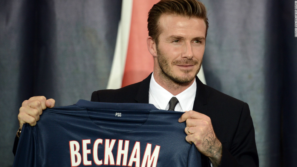 d beckham jersey number