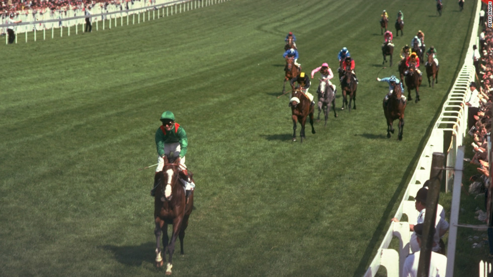 Irish race horse Shergar annihilates the field at Britain&#39;s prestigious Epsom Derby, winning by an unheard-of 10 lengths. It was the biggest margin of victory in the race&#39;s 226-year history.