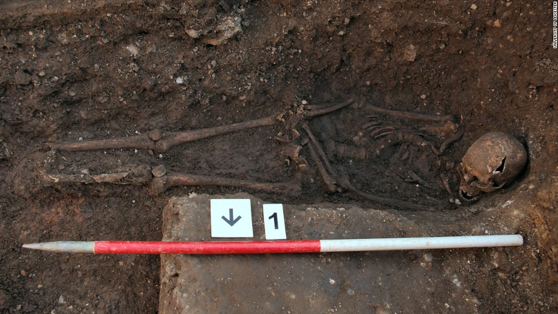 The body was found in a roughly hewn grave that experts say was too small for the body, forcing it to be squeezed into an unusual position. The positioning also shows that his hands may have been tied.