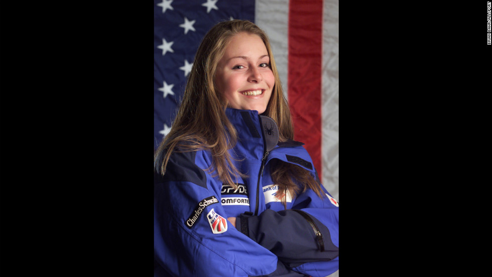 Lindsey Kildow, who became Vonn by marriage, of the USA Ski team poses for a portrait in 2001.