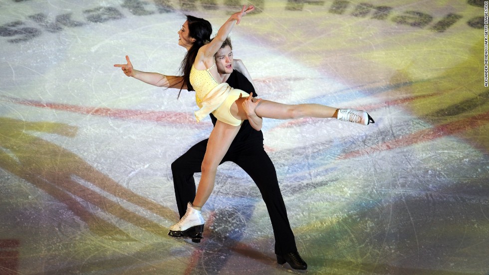 Americans Charlie White and Meryl Davis triumphed in the figure skating Grand Prix Final held at Sochi&#39;s Iceberg Skating Palace in December 2012.