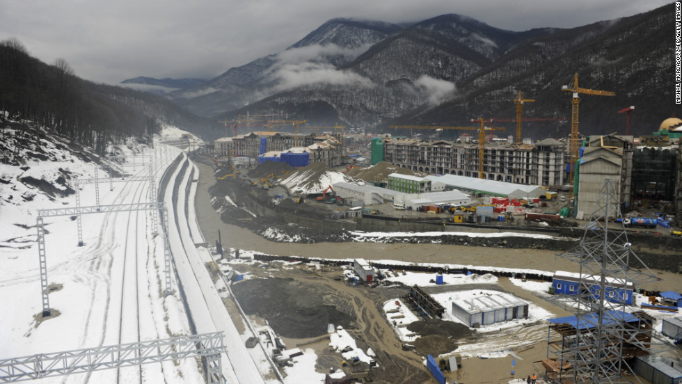 A high-speed rail line will link the mountain venues with the seaside stadiums, a journey expected to take 45 minutes. &quot;You can go to downhill alpine skiing events in the morning and watch track and figure skating in the evening,&quot; U.S. Olympic Committee official Patrick Sandusky told CNN.