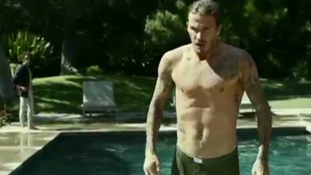 David Beckham shows off undies in new ad