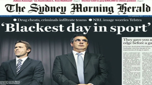 Sports doping scandal rocks Australia