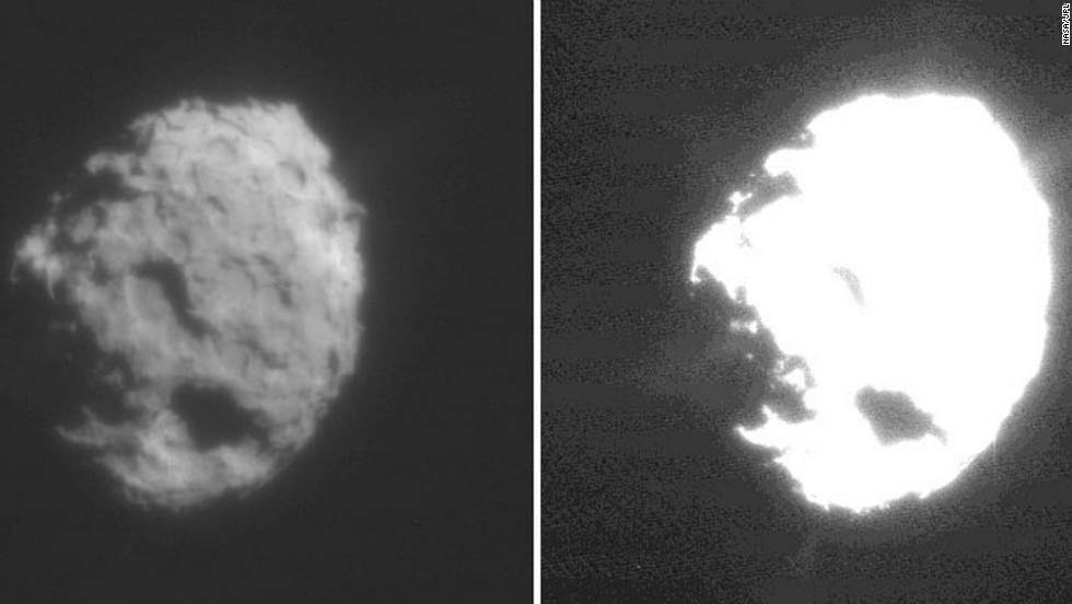 Comet Wild 2&#39;s nucleus was photographed by NASA&#39;s Stardust spacecraft as it flew past in January 2004 and collected samples from the comet&#39;s coma. The spacecraft&#39;s return capsule ferried the samples back to Earth on January 15, 2006.  
