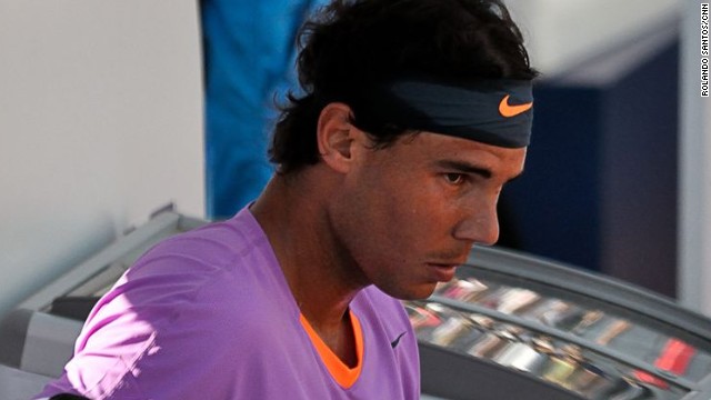 Rafael Nadal was left frustrated by the Spanish weather as his third round match in Barcelona was postponed until Friday.  