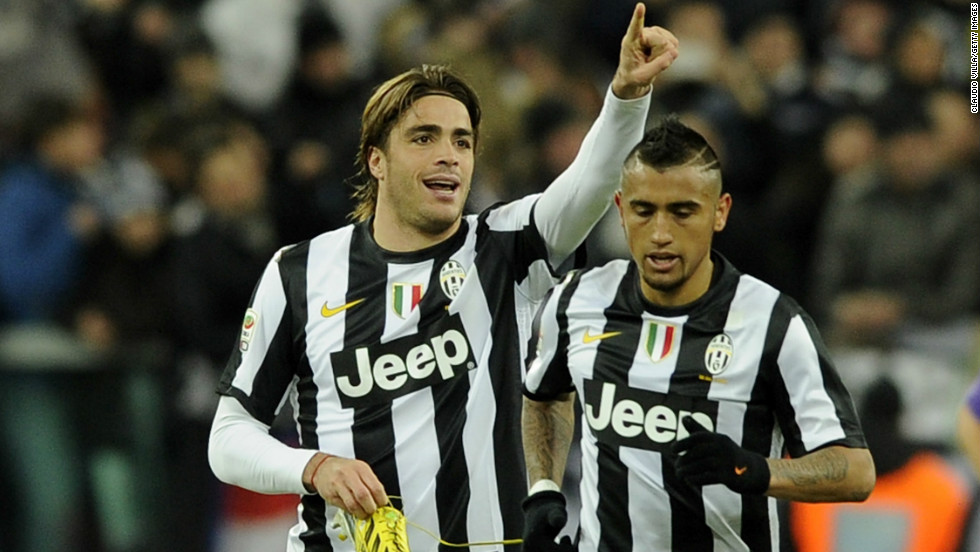 Alessandro Matri helped Juventus move five points clear in Italy&#39;s Serie A, scoring the second goal in the 2-0 win at home to Fiorentina despite losing his boot before firing into the net.  