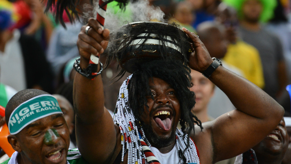 Nigeria&#39;s fans cheered their team&#39;s third continental crown, but first since 1994.  