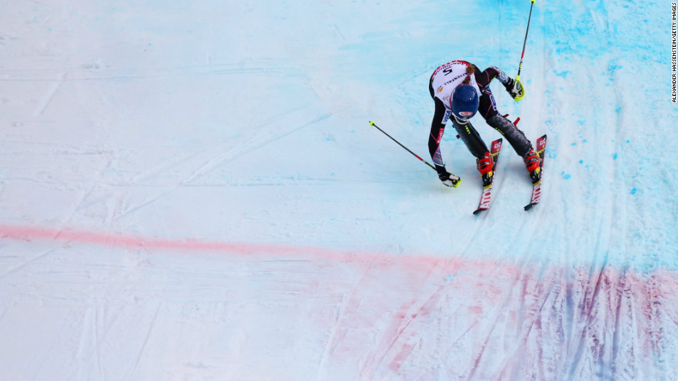 The teenager finished 0.26 seconds ahead of Austria&#39;s Michaela Kirchgasser. Sweden&#39;s Frida Hansdotter was third.